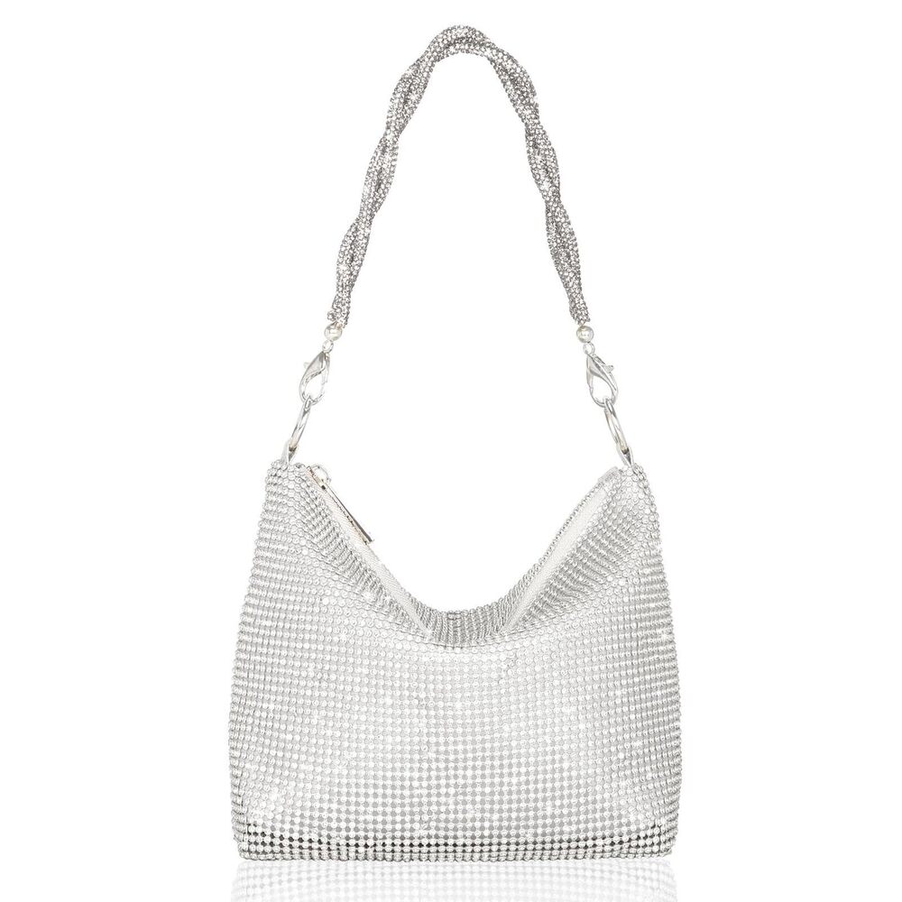 8552 Fashion Evening Bag Glitter Rhinestone Purse Shiny Clutch Handbag